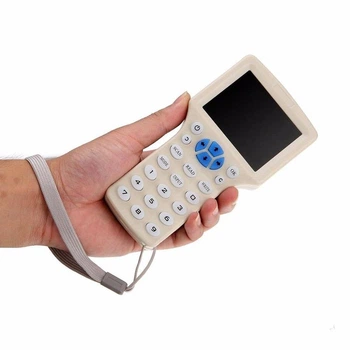 Зчитувач дублікатор RFID ID РЧІД NFC 10 частот з дисплеєм