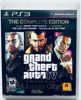 Grand Theft Auto IV: Episodes from Liberty City The Complete Edition, Б/У, англ. версия - диск PlayStation 3