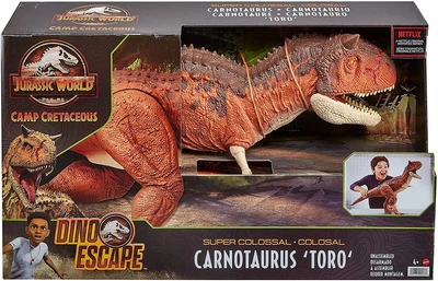 Огромный Динозавр Карнотавр торо 91 см Jurassic World Carnotaurus Toro Mattel HBY86