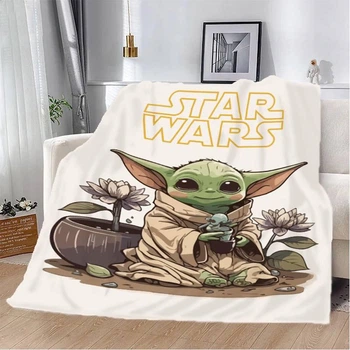 Плед STAR WARS Малюк Йода Зіркові війни покрывало с 3D рисунком размер 160х200