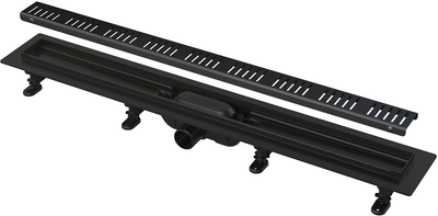 Трап для душу лінійний ALCA PLAST APZ10-750 Black