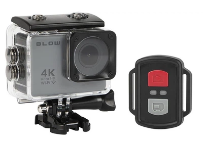 Спортивная экшн-камера BLOW Go Pro4U Серый 4K UHD с аксессуарами