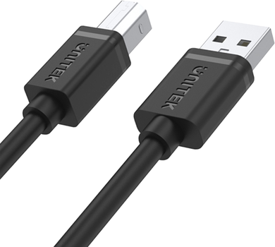 Кабель Unitek USB 2.0 AM-BM 1 м Black (Y-C430GBK)