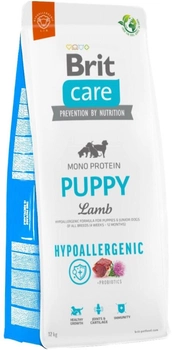 Karma sucha dla szczeniąt Brit care dog hypoallergenic puppy lamb 12 kg (8595602558957)