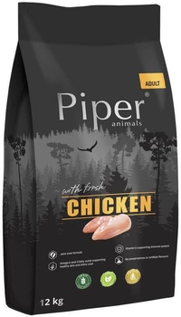 Karma sucha dla psów dorosłych Dolina noteci piper animals z kurczakiem 12 kg (5902921304166)