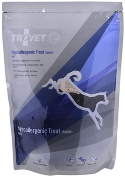 Ласощі для собак Trovet HRT Hypoallergenic Rabbit Treat 250 г зі смаком кролика (8716811030496)