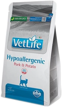 Сухий корм для котів Farmina Vet Life Hypoallergenic Pork & Potato свинина 1.5 кг (8010276040985)