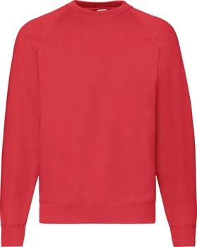 Світшот Fruit of the Loom Raglan Sweat Червоний XL