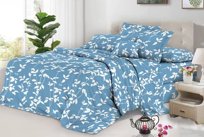 Євро комплект постільної білизни Vital - Textile Бязь 3D Premium 200х220 см (BPe-281-00)