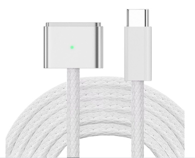 Кабель DK 200см Type-C / USB-C на MagSafe 3 для Apple MacBook (white)