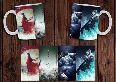 Кружка CupKit "Благословение небожителей / Tian Guan Ci Fu" №18 330мл белая