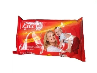Влажные салфетки Lili 63 шт (108104)