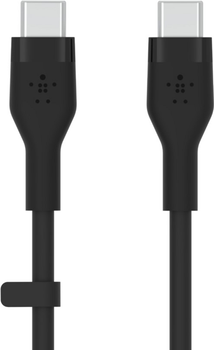 Кабель Belkin USB-C - USB-C 2.0 Silicone 1 м Black (CAB009BT1MBK)