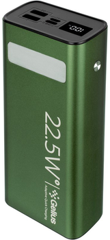 УМБ Gelius Lightstone GP-PB300 30000mAh QC+PD 22.5W Green (2099900904653)