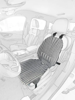 Ортопедические&nbsp;био накидки&nbsp; EKKOSEAT на автомобильное кресло. Серая.Mini23