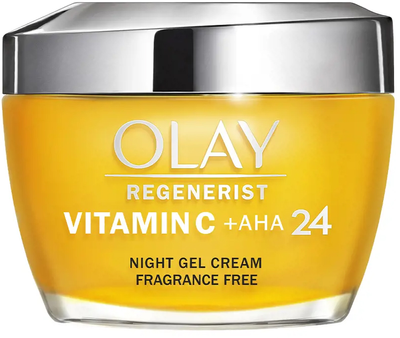 Нічний гель-крем для обличчя Olay Regenerist Vitamin C Aha 24 50 мл (8006540569054)