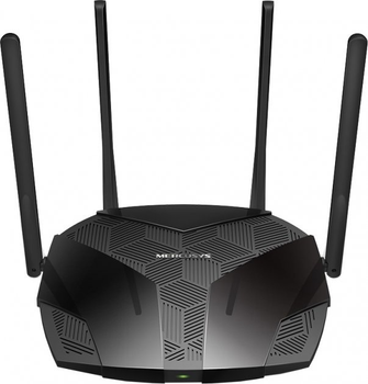 Маршрутизатор Wi-Fi Mercusys MR80X 3000Мбит/с Черный