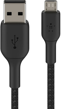 Kabel Belkin BoostCharge Micro-USB do USB-A 1 m Czarny (CAB007BT1MBK)