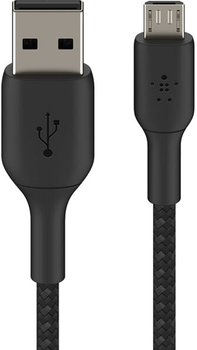 Кабель Belkin BoostCharge Micro-USB to USB-A 1 м Black (CAB007BT1MBK)