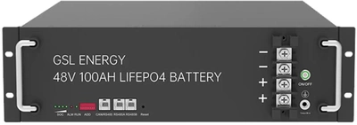 Аккумуляторная батарея Gsl Energy 48V 100Ah 4.8kwh LiFePo4 (ZN-P48100ESA1)