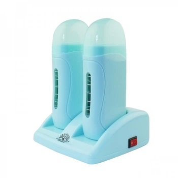 Воскоплав кассетный Depilatory Heater на 2 кассеты цвет мятный (2100994259281)