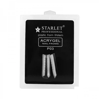 Верхние формы для наращивания ногтей Starlet Profeessional Universal квадрат 120 шт (2100994267828)