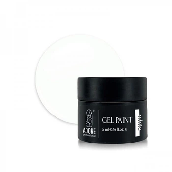 Гель-краска Adore Professional Gel Paint 01 White цвет белый 5 мл (2101010017434)