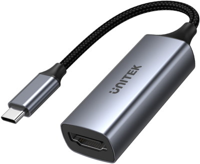 Адаптер Unitek USB Type-C на HDMI 2.0 Grey (4894160046611)