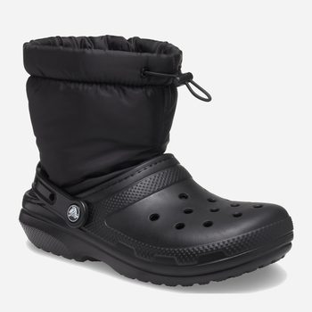 Чоловічі чоботи Crocs Classic Lined Neo Puff Boot 206630-BKBK M10/W12 43-44 28 см Bkbk (191448591479)