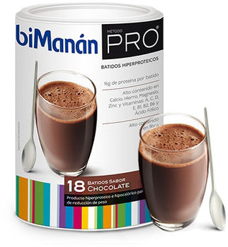 Дієтична добавка Bimanan Pro Big Format Шоколадний молочний коктейль 18 шт (8424259997799)