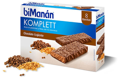 Замінник шоколаду Bimanan Sustitutive Chocolate Komplett Bars 8 шт (8470001522870)