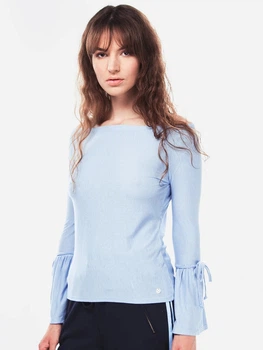 Лонгслив длинный женский Tom Tailor 161243 L Синий (2200004383897)