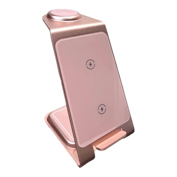 Бездротова зарядка стенд CaseFashion Smart Pure Metal WL Pink