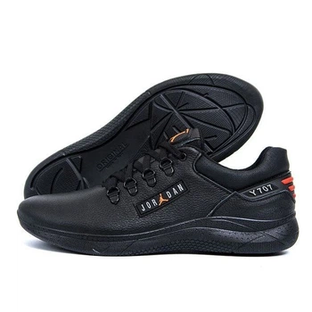 Мужские кожаные кроссовки Jordan Y-707 43 28,5 см Черные