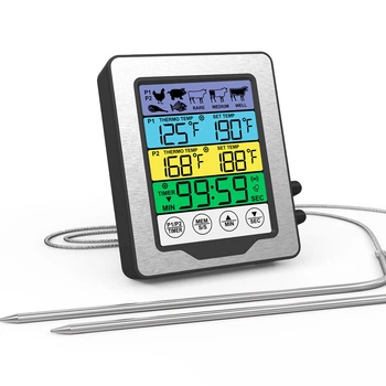 Кухонный термометр НОВОГО ПОКОЛЕНИЯ | сенсорный LCD монитор | переключение °C / °F | 0°C - 300°C