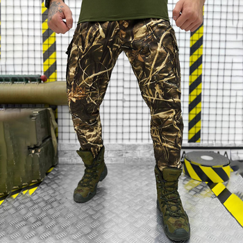 Мужские крепкие Брюки Tree plan с накладными карманами / Плотные Брюки камуфляж размер XL