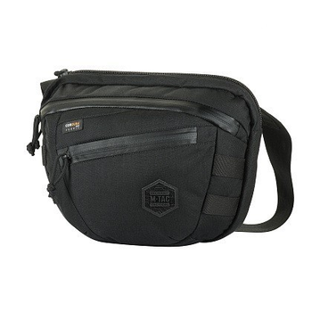 Сумка тактическая через плечо на грудь M-TAC Sphaera Hardsling Bag Large Elite Black для пистолета (сумка на пояс)