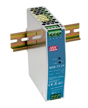 Блок питания Mean Well на DIN-рейку 76.8W DC24V (NDR-75-24)