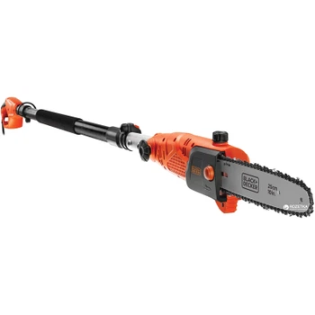 Цепная пила Black&Decker высоторез с штангой, 0.8 кВт, длинна 244 см, длина шины 25 см (PS7525)