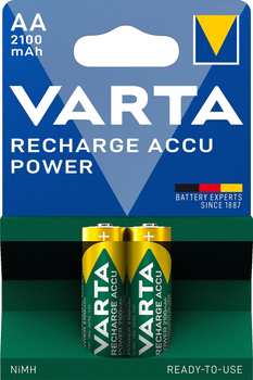 Аккумулятор универсальный Varta Rechargeable Accu AA 2100 мАч BLI 2 Ni-MH (56706101402) (4008496550654)