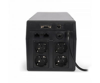 ДБЖ Digitus Line-Interactive, 1000VA/600W, LCD, 4xSchuko, RJ45, RS232, USB