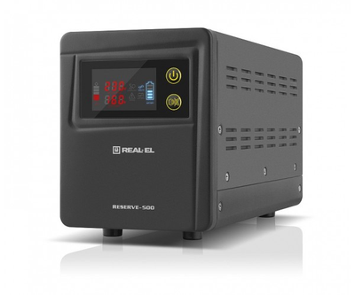 Джерело безпребійного живлення REAL-EL Reserve-500 (EL122100003)