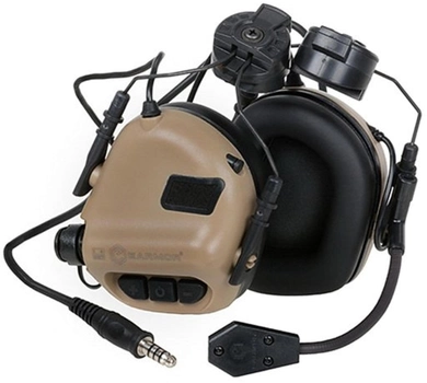 Активні захисні навушники Earmor M32H MOD3 (TN) Tan (EM-M32H-Mod3-TN)