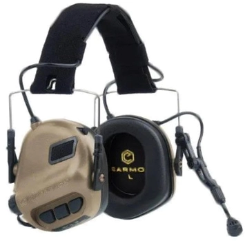 Активні захисні навушники Earmor M32 MOD3 (CB) Coyote Brown (EM-M32-M3-CB)