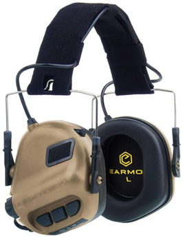 Активні захисні навушники Earmor M31 MOD3 (CB) Coyote Brown (EM-M31-M3-CB)