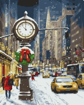 Картины по номерам Зима в Нью Йорке (PN9204) Artissimo 40*50 см