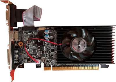 Karta graficzna AFOX PCI-Ex GeForce GT610 1GB GDDR3 (64bit) (954/1333) (DVI, VGA, HDMI) (AF610-2048D3L7-V8)