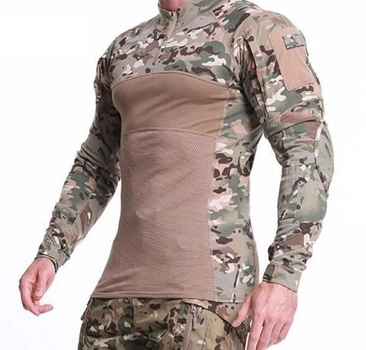 Тактична сорочка Убакс розмір XXL мультикам вставки на ліктях