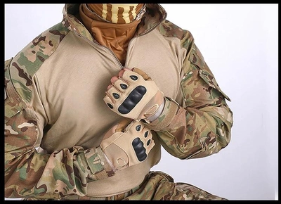 Тактическая рубашка Убакс IDOGEAR Gen3 Combat размер M мультикам вставки на локтях