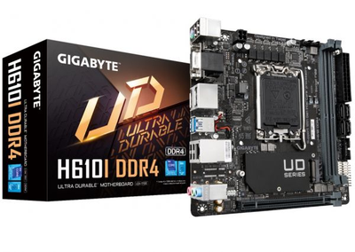 Материнская плата Gigabyte h610i ddr4 (s1700, Intel h610)